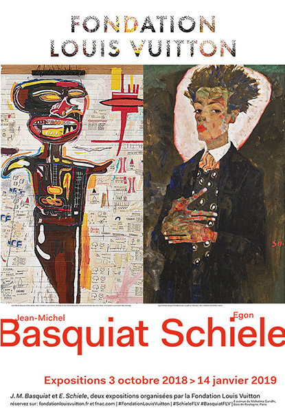 Exposition Basquiat-Schiele à la Fondation Louis Vuitton à Paris Exposition Basquiat-Schiele à la Fondation Louis Vuitton à Paris