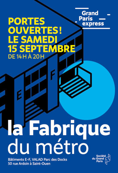 Exposition La Fabrique Du Métro au VALAD Parc des Docks à Saint-Ouen Exposition La Fabrique Du Métro au VALAD Parc des Docks à Saint-Ouen
