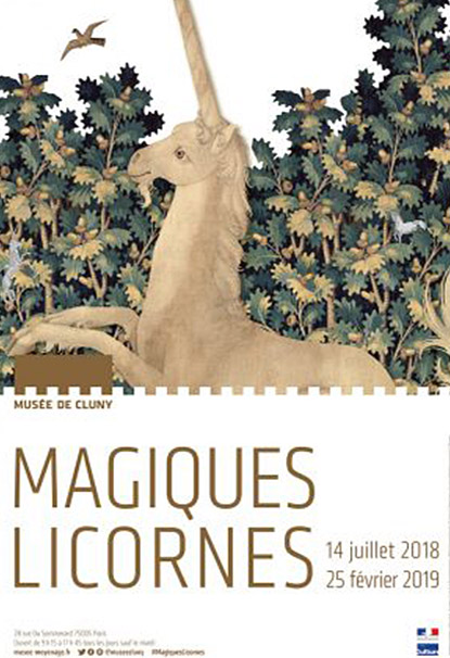 Exposition Magiques Licornes au Musée de Cluny à Paris Exposition Magiques Licornes au Musée de Cluny à Paris