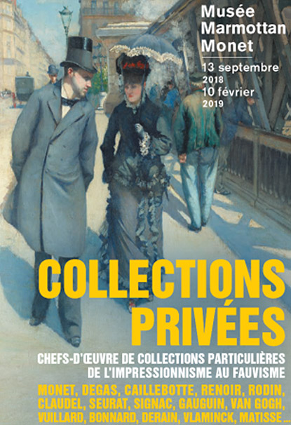 Exposition Collections Privées au Musée Marmottan Monet à Paris Exposition Collections Privées au Musée Marmottan Monet à Paris