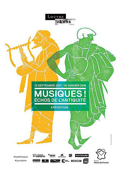 Exposition Musiques ! Échos de l'Antiquité au Musée du Louvre-Lens à Lens Exposition Musiques ! Échos de l'Antiquité au Musée du Louvre-Lens à Lens
