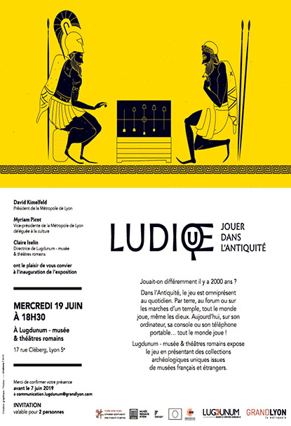 Exposition Ludique au Musée Lugdunum à Lyon Exposition Ludique au Musée Lugdunum à Lyon