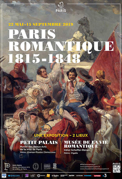 Exposition Paris Romantique 1815-1848 au Petit Palais à Paris Exposition Paris Romantique 1815-1848 au Petit Palais à Paris