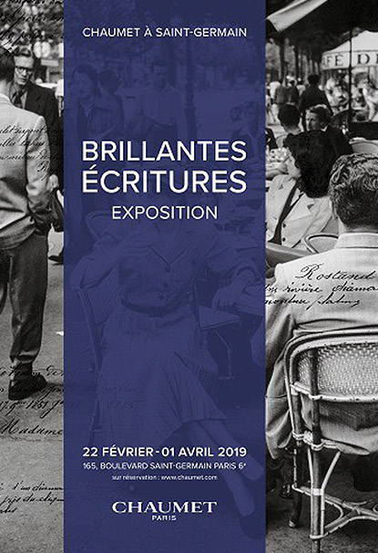 Exposition "Brillantes Écritures" à la Maison Chaumet à Paris Exposition "Brillantes Écritures" à la Maison Chaumet à Paris