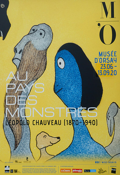 Exposition "Au pays des monstres. Léopold Chauveau (1870-1940)" au Musée d'Orsay à Paris Exposition "Au pays des monstres. Léopold Chauveau (1870-1940)" au Musée d'Orsay à Paris