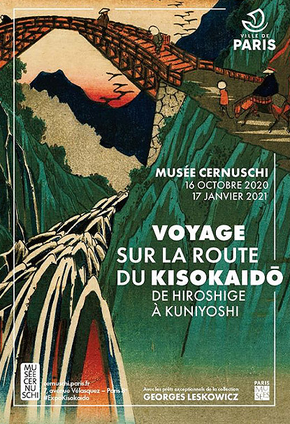 Exposition "Voyage sur la route du Kisokaido - De Hiroshige à Kuniyoshi" au Musée Cernuschi à Paris Exposition "Voyage sur la route du Kisokaido - De Hiroshige à Kuniyoshi" au Musée Cernuschi à Paris